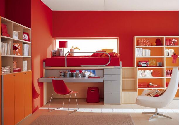 天津前十名裝飾公司為你打造時尚的紅色家裝