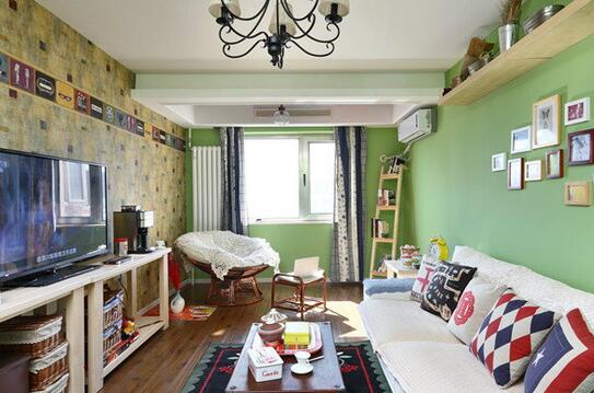 天津精品小戶型裝修，電視墻的設(shè)計要個性